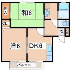 カーサ・アルビオンA棟の物件間取画像